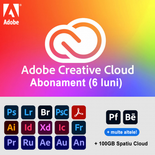 Adobe Creative Cloud - Abonament 6 Luni