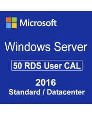 Microsoft Windows Server 2016 Standard/Datacenter - 50 RDS Device CAL