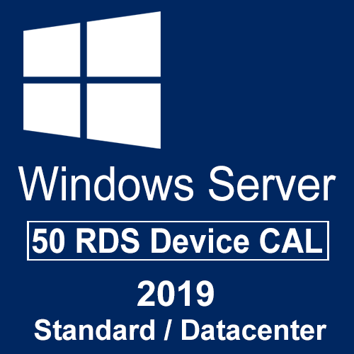 Microsoft Windows Server 2019 Standard/Datacenter - 50 RDS Device CAL Microsoft Windows Server 2019 Standard/Datacenter - 50 RDS Device CAL