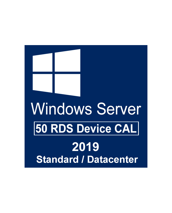 Microsoft Windows Server 2019 Standard/Datacenter - 50 RDS Device CAL