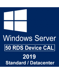 Microsoft Windows Server 2019 Standard/Datacenter - 50 RDS User CAL Microsoft Windows Server 2019 Standard/Datacenter - 50 RDS User CAL