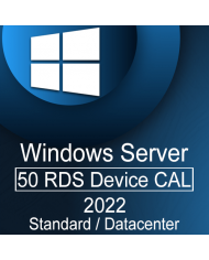 Microsoft Windows Server 2022 Standard/Datacenter - 50 RDS Device CAL