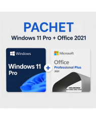 Pachet Windows 11 Home Retail + Office 2021 Professional Plus - ACTIVARE FARA CONT