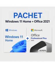 Pachet Windows 11 Home Retail + Office 2021 Professional Plus - ACTIVARE FARA CONT