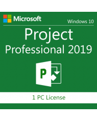 Microsoft Project Professional 2019, 32/64 bit, Toate limbile, Licenta electronica pentru Windows